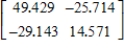<strong>Use the matrix capabilities of a graphing utility to evaluate the expression.Round your results to three decimal places,if necessary. </strong> A) B) C) D) E)