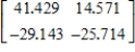 <strong>Use the matrix capabilities of a graphing utility to evaluate the expression.Round your results to three decimal places,if necessary. </strong> A) B) C) D) E)