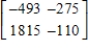 <strong>Use the matrix capabilities of a graphing utility to evaluate the expression.Round your results to three decimal places,if necessary. </strong> A) B) C) D) E)
