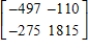 <strong>Use the matrix capabilities of a graphing utility to evaluate the expression.Round your results to three decimal places,if necessary. </strong> A) B) C) D) E)