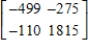 <strong>Use the matrix capabilities of a graphing utility to evaluate the expression.Round your results to three decimal places,if necessary. </strong> A) B) C) D) E)