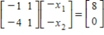 <strong>Write the system of linear equations as a matrix equation,AX = B. </strong> A) B) C) D) E)