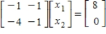 <strong>Write the system of linear equations as a matrix equation,AX = B. </strong> A) B) C) D) E)