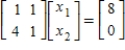 <strong>Write the system of linear equations as a matrix equation,AX = B. </strong> A) B) C) D) E)