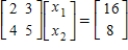 <strong>Write the system of linear equations as a matrix equation,AX = B. </strong> A) B) C) D) E)