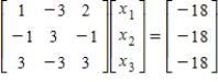 <strong>Write the system of linear equations as a matrix equation,AX = B. </strong> A) B) C) D) E)