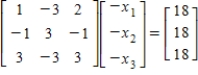 <strong>Write the system of linear equations as a matrix equation,AX = B. </strong> A) B) C) D) E)
