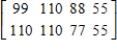 <strong>A corporation has four factories,each of which manufactures sport utility vehicles and pickup trucks.The number of units of vehicle i produced at factory j in one day is represented by a<sub>ij</sub> in the matrix . Find the production levels if production is increased by 10%. </strong> A) B) C) D) E)
