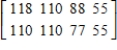 <strong>A corporation has four factories,each of which manufactures sport utility vehicles and pickup trucks.The number of units of vehicle i produced at factory j in one day is represented by a<sub>ij</sub> in the matrix . Find the production levels if production is increased by 10%. </strong> A) B) C) D) E)