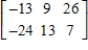 <strong>If possible,find 3A + 2B. </strong> A) B)not possible C) D) E)