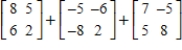 <strong>Evaluate the expression. </strong> A) B) C)not possible D) E)