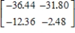 <strong>Use the matrix capabilities of a graphing utility to evaluate the expression. </strong> A) B) C) D)not possible E)