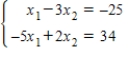 <strong>Write the system of linear equations as a matrix equation AX = B,and use Gauss-Jordan elimination on the augmented matrix to solve for the matrix X. </strong> A) B) C) D) E)