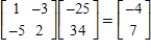 <strong>Write the system of linear equations as a matrix equation AX = B,and use Gauss-Jordan elimination on the augmented matrix to solve for the matrix X. </strong> A) B) C) D) E)
