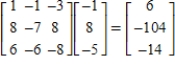 <strong>Write the system of linear equations as a matrix equation AX = B,and use Gauss-Jordan elimination on the augmented matrix to solve for the matrix X. </strong> A) B) C) D) E)