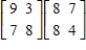 <strong>Find the product. </strong> A) B) C) D) E)cannot multiply 