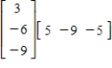 <strong>Find the product. </strong> A) B) C) D) E)114 