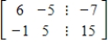 <strong>Select the augmented matrix for the system of linear equations. </strong> A) B) C) D) E)