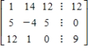 <strong>Select the augmented matrix for the system of linear equations. </strong> A) B) C) D) E)