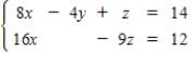 <strong>Select the augmented matrix for the system of linear equations. </strong> A) B) C) D) E)