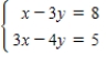 <strong>Select the system of linear equations represented by the following augmented matrix.(Variables x,y,z,and w are used whenever applicable. ) </strong> A) B) C) D) E)