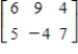 <strong>Fill in the blank(s)using elementary row operations to form a row-equivalent matrix. </strong> A) B) C) D) E)