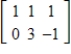 <strong>Fill in the blank(s)using elementary row operations to form a row-equivalent matrix. </strong> A) B) C) D) E)