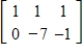 <strong>Fill in the blank(s)using elementary row operations to form a row-equivalent matrix. </strong> A) B) C) D) E)