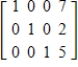 <strong>Write the matrix in reduced row-echelon form. </strong> A) B) C) D) E) 
