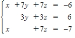 <strong>Write the augmented matrix for the system of linear equations. </strong> A) B) C) D) E)