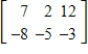 <strong>Identify the elementary row operation being performed to obtain the new row-equivalent matrix. Original Matrix New Row-Equivalent Matrix </strong> A)Add -2 times R<sub>1</sub> to R<sub>2</sub>. B)Add 2 times R<sub>2</sub> to R<sub>1</sub>. C)Add 2 times R<sub>1</sub> to R<sub>2</sub>. D)Add -2 times R<sub>1</sub> to R<sub>1</sub>. E)Add -2 times R<sub>2</sub> to R<sub>1</sub>.