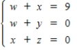 <strong>Solve the system using Gauss-Jordan elimination. </strong> A) B) C) D) E) 