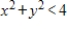 <strong>Select an inequality for the shaded region shown in the figure. </strong> A) B) C) D) E)