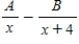 <strong>Write the form of the partial fraction decomposition of the rational expression. </strong> A) B) C) D) E)