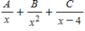 <strong>Write the form of the partial fraction decomposition of the rational expression. </strong> A) B) C) D) E)