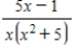 <strong>Write the form of the partial fraction decomposition of the rational expression. </strong> A) B) C) D) E)