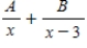 <strong>Write the form of the partial fraction decomposition of the rational expression.Do not solve for the constants. </strong> A) B) C) D) E)