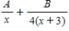 <strong>Write the form of the partial fraction decomposition of the rational expression.Do not solve for the constants. </strong> A) B) C) D) E)