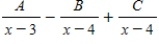 <strong>Write the form of the partial fraction decomposition of the rational expression.Do not solve for the constants. </strong> A) B) C) D) E)