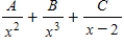 <strong>Write the form of the partial fraction decomposition of the rational expression.Do not solve for the constants. </strong> A) B) C) D) E)