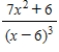 <strong>Write the form of the partial fraction decomposition of the rational expression.Do not solve for the constants. </strong> A) B) C) D) E)