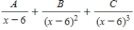<strong>Write the form of the partial fraction decomposition of the rational expression.Do not solve for the constants. </strong> A) B) C) D) E)