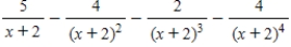 <strong>Write the form of the partial fraction decomposition of the rational expression.Do not solve for the constants. </strong> A) B) C) D) E)