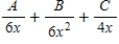 <strong>Write the form of the partial fraction decomposition of the rational expression.Do not solve for the constants. </strong> A) B) C) D) E)