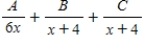 <strong>Write the form of the partial fraction decomposition of the rational expression.Do not solve for the constants. </strong> A) B) C) D) E)