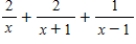 <strong>Write the partial fraction decomposition of the rational expression.Check your result algebraically. </strong> A) B) C) D) E)