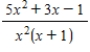 <strong>Write the partial fraction decomposition of the rational expression.Check your result algebraically. </strong> A) B) C) D) E)