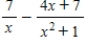 <strong>Write the partial fraction decomposition of the rational expression.Check your result algebraically. </strong> A) B) C) D) E)