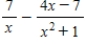 <strong>Write the partial fraction decomposition of the rational expression.Check your result algebraically. </strong> A) B) C) D) E)