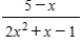 <strong>Write the partial fraction decomposition of the rational expression. </strong> A) B) C) D) E)